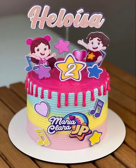 Arquivo de Corte Topo de Bolo Maria Clara e JP