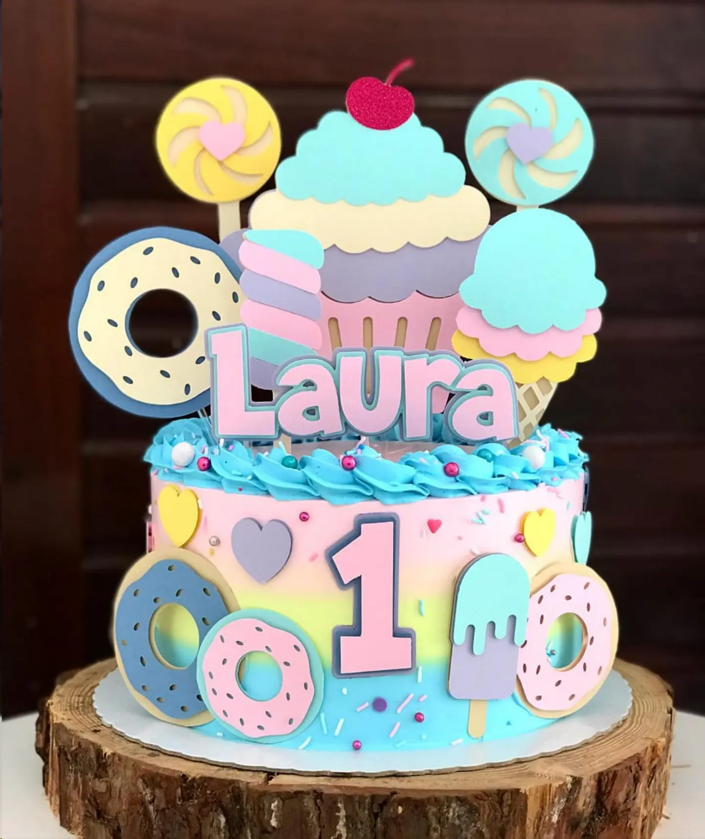 Arquivo de Corte Topo de Bolo Doces 2 1