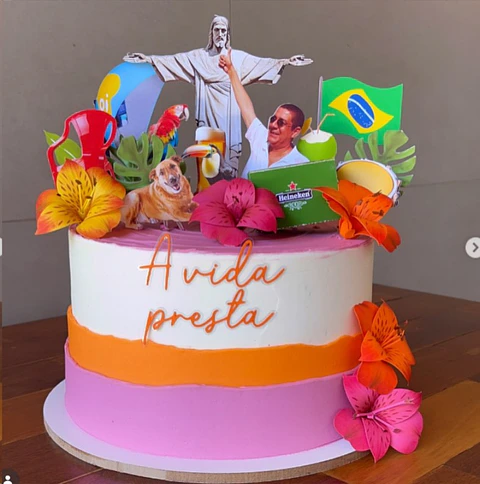 Arquivo de Corte Topo de Bolo Brasilidade 1