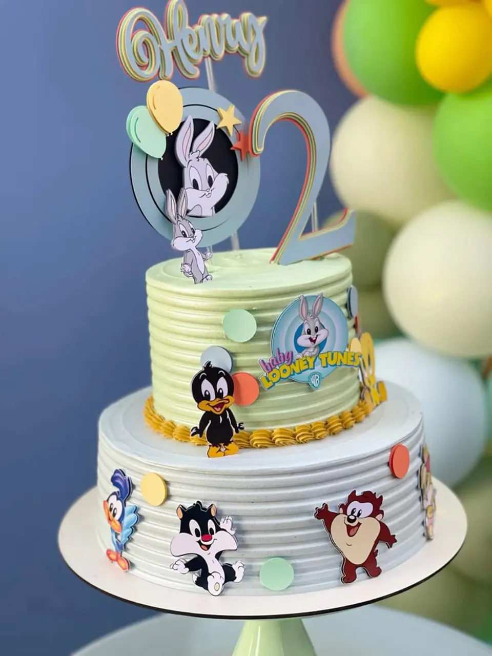 Arquivo de Corte Topo de Bolo Baby Looney Tunes 1