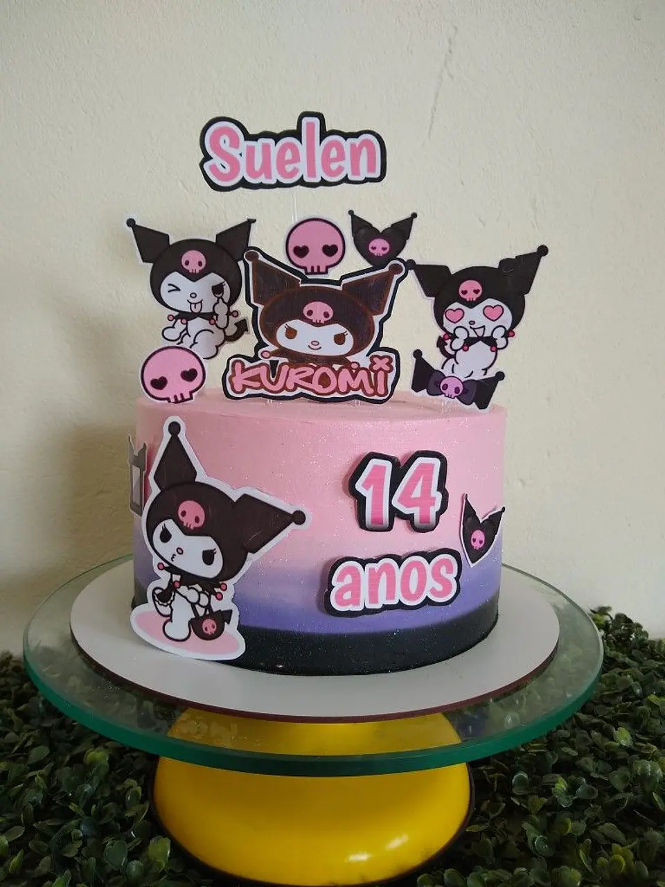 Arquivo de Corte Topo de Bolo Kuromi 1