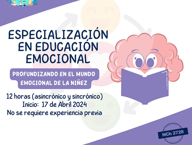 ESPECIALIZACIÓN EDUCACIÓN EMOCIONAL (INICIO 17 DE ABRIL 2024)
