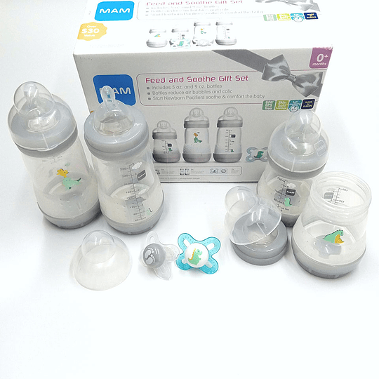 Mam bottle and pacifier set