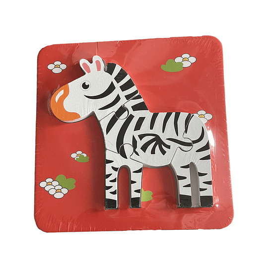 Bag estimulación - Torre arcoiris y puzzle zebra