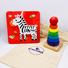 Bag estimulación - Torre arcoiris y puzzle zebra