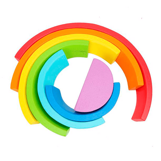 Arcos de arcoíris Montessori