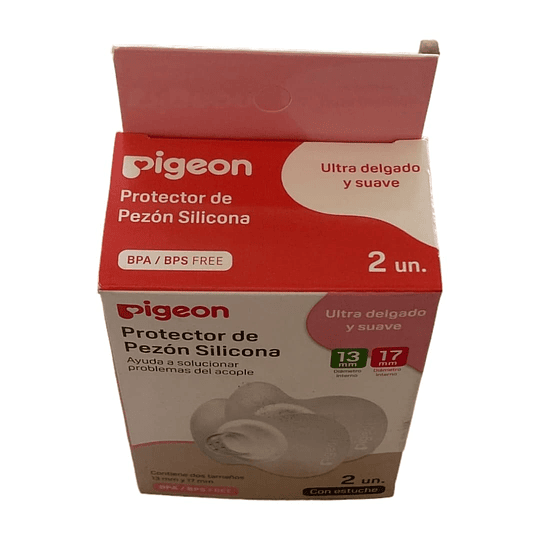 Pezonera de silicona Pigeon talla M+L 2 unidades