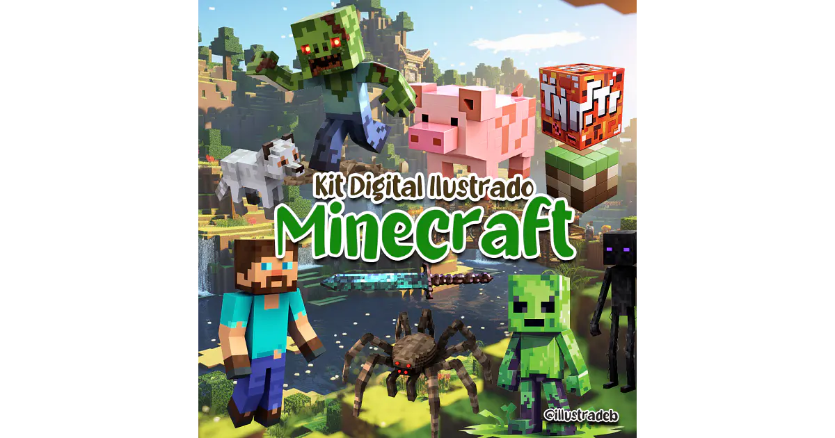 minecraft-ilustracao-digital-por-ia