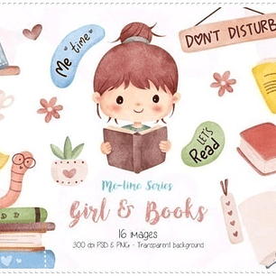 MENINA LIVROS - KIT DIGITAL