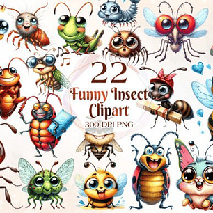 KIT DIGITAL INSETOS (PNG)