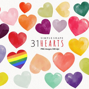 KIT DIGITAL CORAÇÕES (PNG)