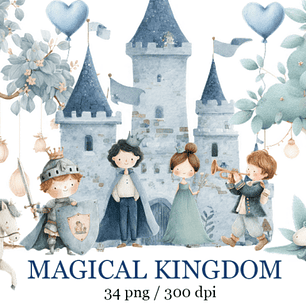 KIT DIGITAL REINO AZUL (PNG)