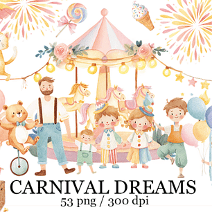 KIT DIGITAL PARQUE DE DIVERSÃO (PNG)