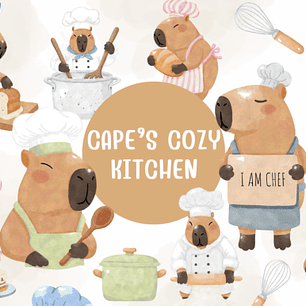 KIT DIGITAL CAPIVARA / COZINHA (PNG)