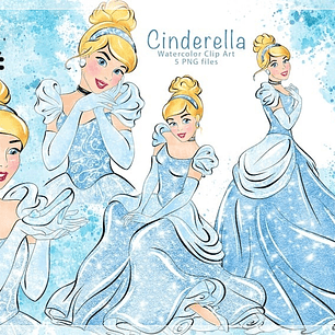 KIT DIGITAL CINDERELA (PNG)