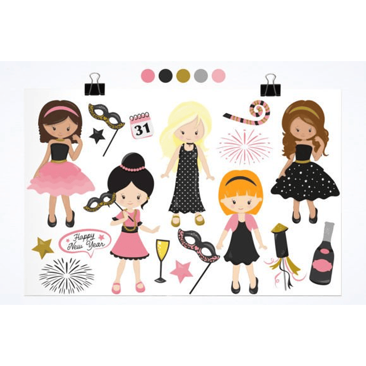 KIT DIGITAL BAILE DE MASCARAS (PNG) 2