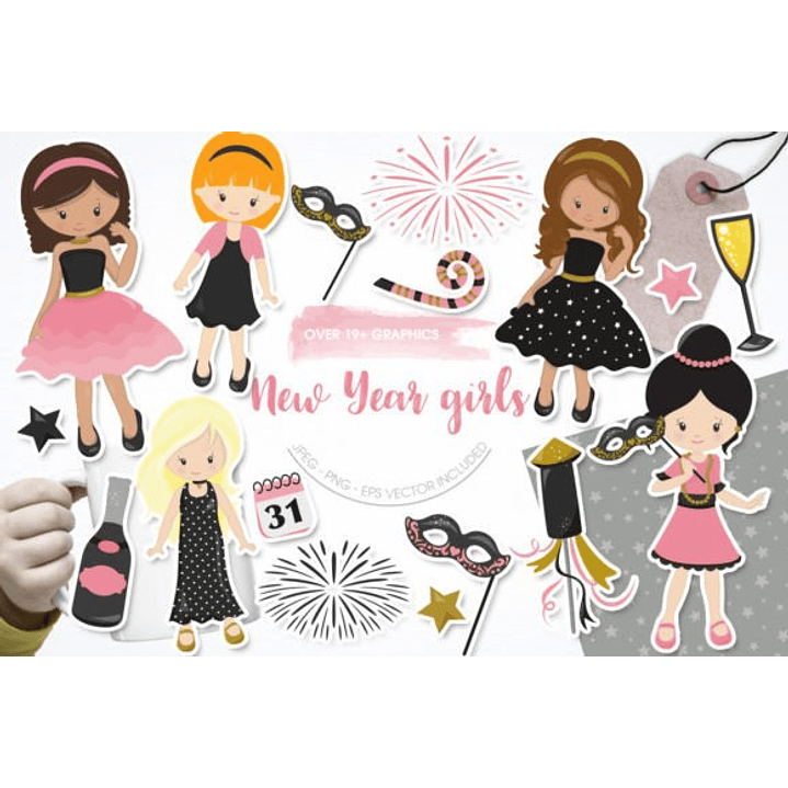 KIT DIGITAL BAILE DE MASCARAS (PNG) 1