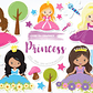 KIT DIGITAL PRINCESAS (PNG) - Thumbnail 2