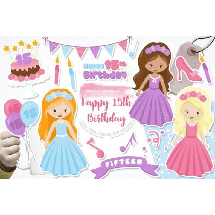 KIT DIGITAL 15 ANOS (PNG) 1