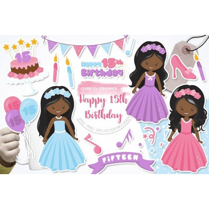 KIT DIGITAL 15 ANOS (PNG) 1