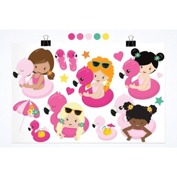 KIT DIGITAL FLAMINGO (PNG) 2