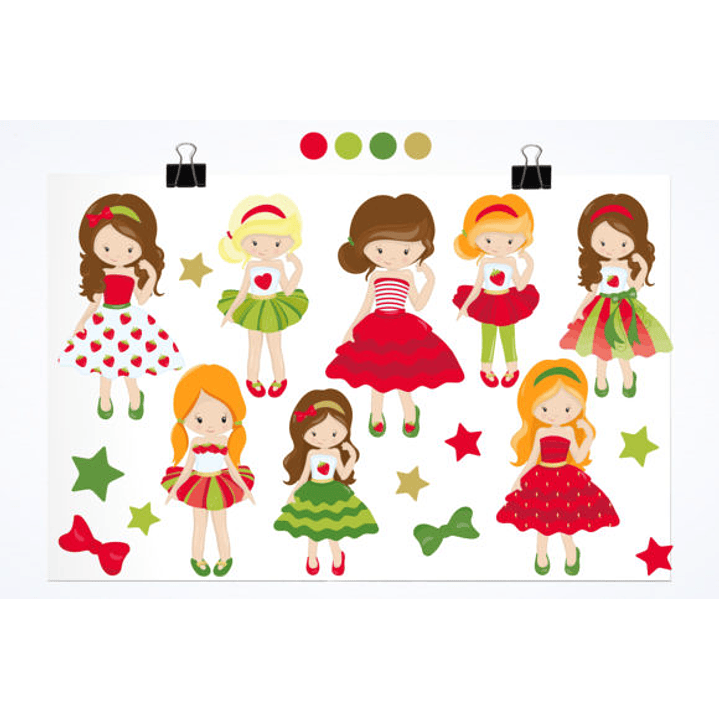 KIT DIGITAL MORANGO (PNG) 2