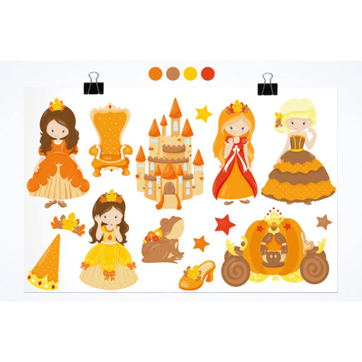 KIT DIGITAL PRINCESAS (PNG) 2