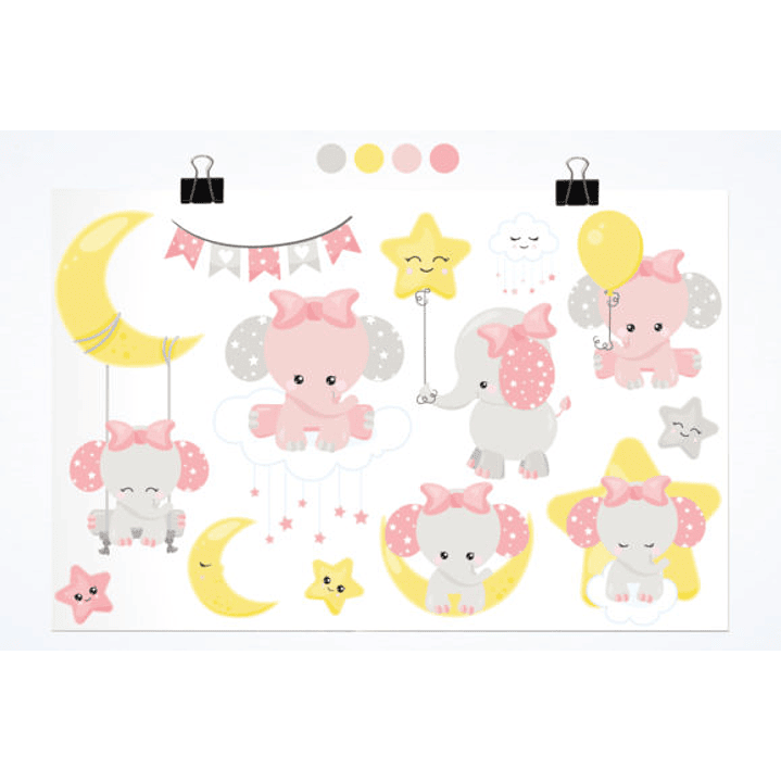 KIT DIGITAL ELEFANTE (PNG) 1