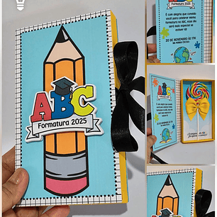 ARQUIVO DE CORTE CONVITE ABC FORMATURA (STUDIO E PDF)