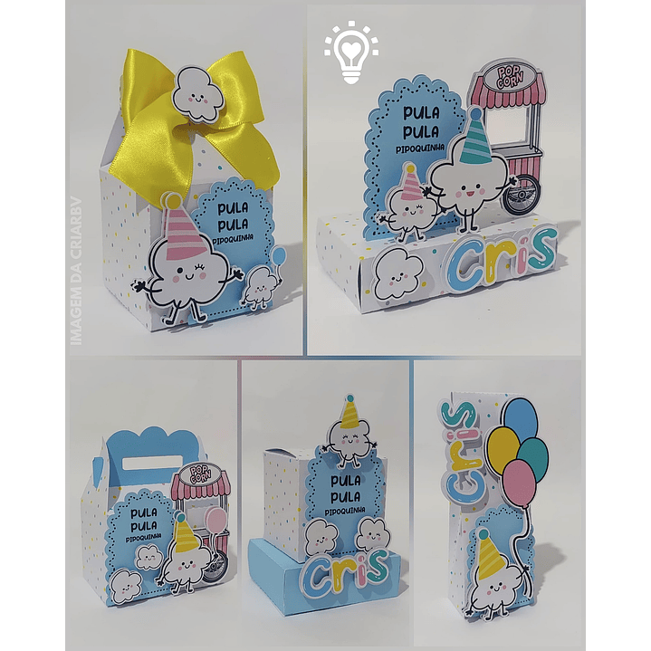 ARQUIVO DE CORTE PIPOQUINHA / PIPOCA (STUSIO E PDF) 1