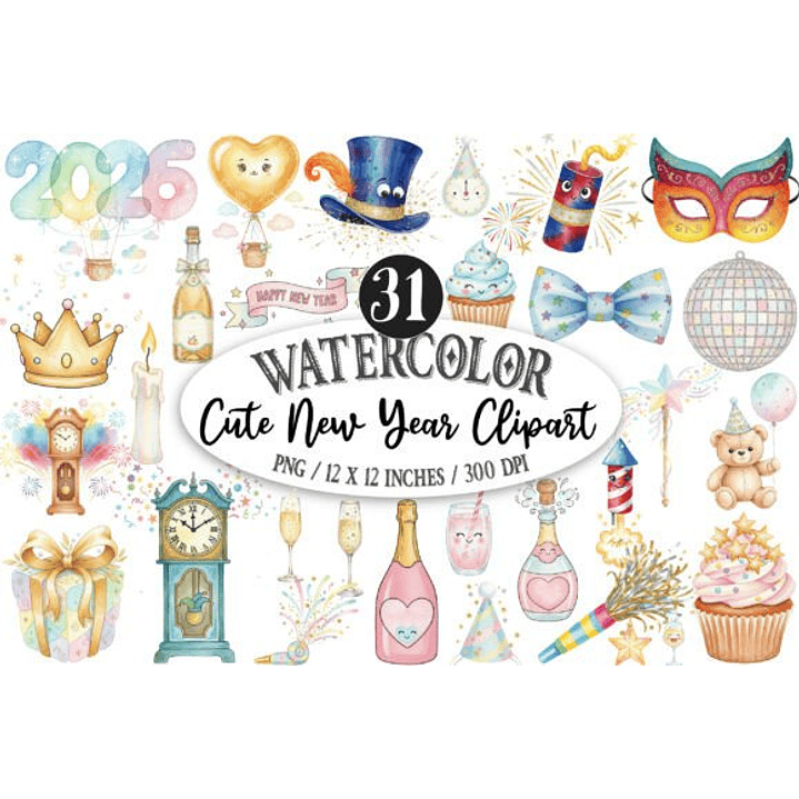 KIT DIGITAL ANO NOVO (PNG) 1