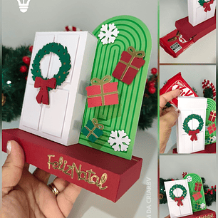 ARQUIVO DE CORTE CENTRO DE MESA NATALINO / NATAL (STUDIO E PDF)