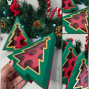 ARQUIVO DE CORTE ARVORE DE NATAL BRIGADEIROS / DOCES 3 UNID E 6 UND (STUDIO E PDF)