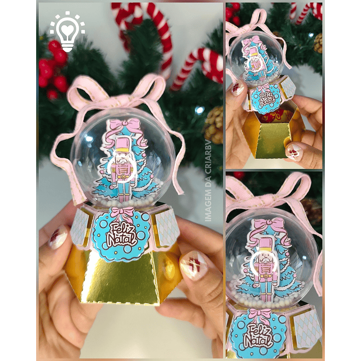 ARQUIVO DE CORTE GLOBO DE NEVE QUEBRA NOZES (STUDIO E PDF) 1