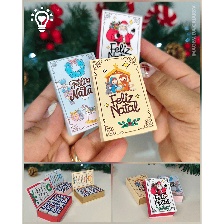 ARQUIVO DE CORTE MINI LIVRO 2 BIS / PORTA BIS DUPLO NATALINO (STUDIO E PDF) 1