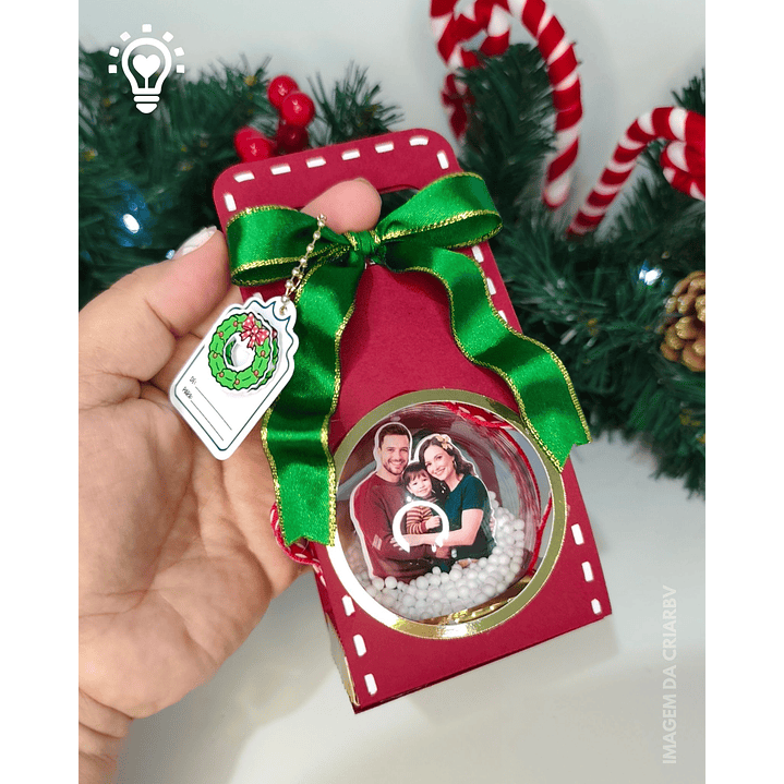 ARQUIVO DE CORTE SUPORTE PARA BOLA ACRÍLICA NATALINA LUXO (STUDIO E PDF) 1