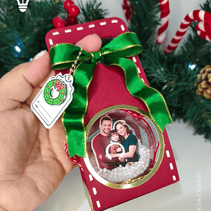 ARQUIVO DE CORTE SUPORTE PARA BOLA ACRÍLICA NATALINA LUXO (STUDIO E PDF)