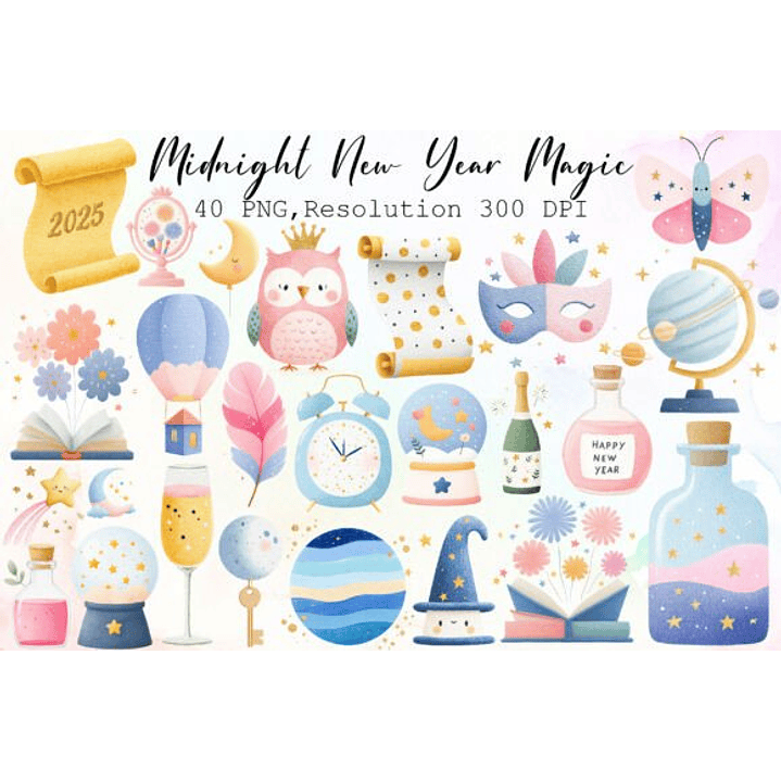 KIT DIGITAL ANO NOVO (PNG) 1