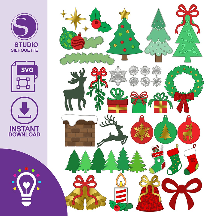 ARQUIVO DE CORTE PAINÉIS / PAINEL, NATALINO, NATAL (STUDIO, SVG) 1