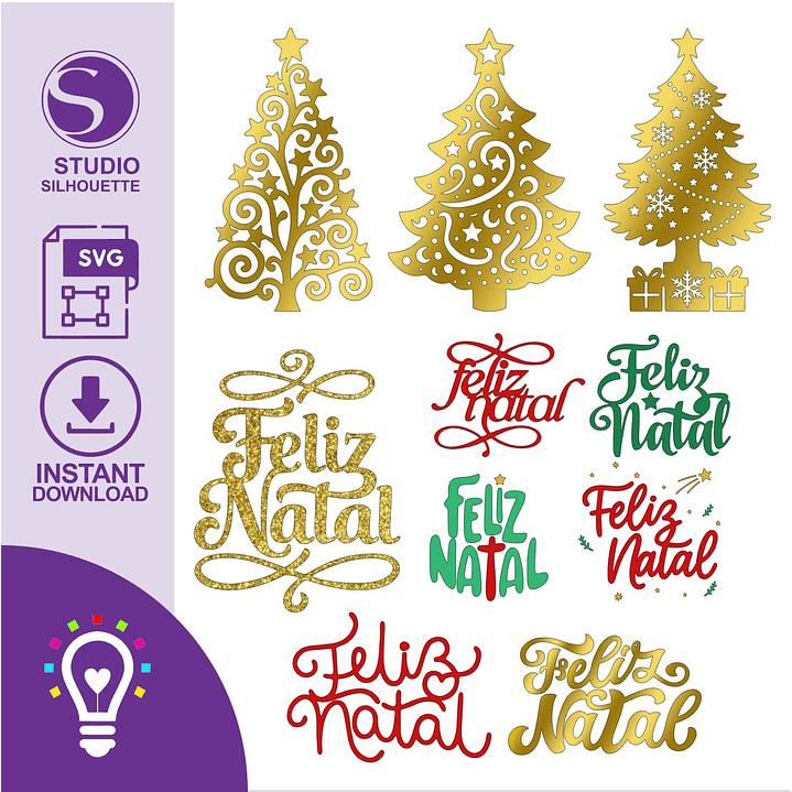 ARQUIVO DE CORTE PAINÉIS / PAINEL, NATALINO, NATAL (STUDIO, SVG) 1