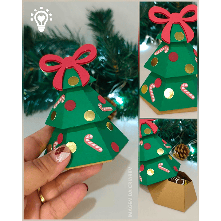 ARQUIVO DE CORTE ARVORE DE NATAL PARA DOCES (STUDIO E PDF) 1