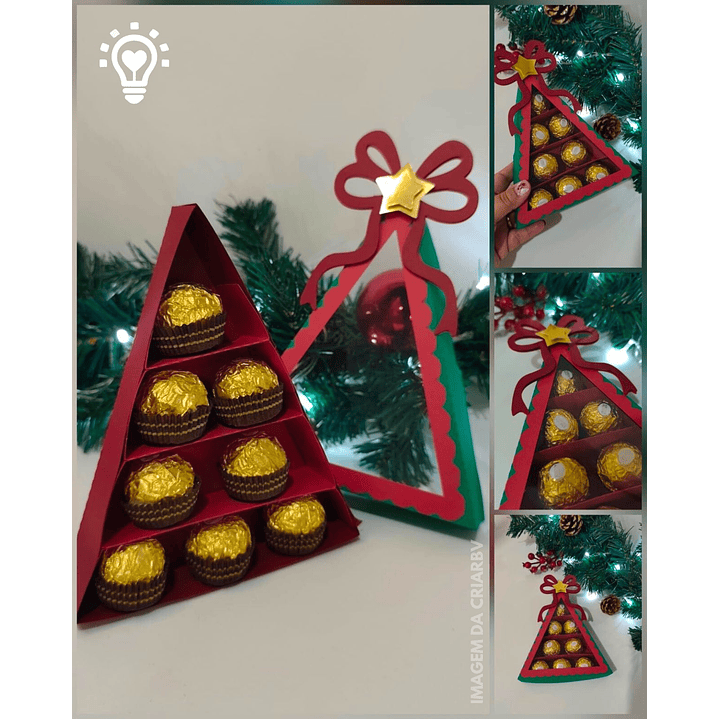 ARQUIVO DE CORTE ARVORE DE NATAL PARA DOCES (STUDIO E PDF) 1