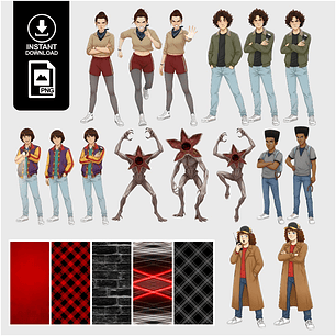 KIT DIGITAL STRANGER THINGS 5 2025