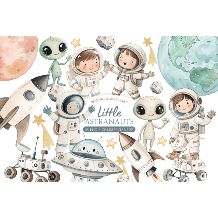 KIT DIGITAL ASTRONAUTA (PNG) 1