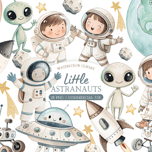 KIT DIGITAL ASTRONAUTA (PNG)