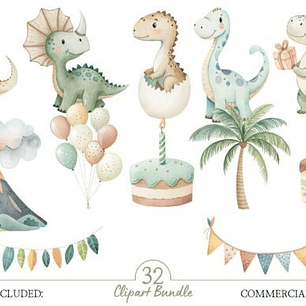 KIT DIGITAL DINOSSAURO (PNG)