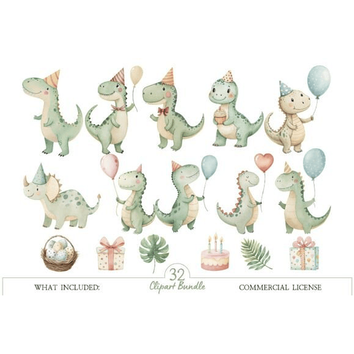 KIT DIGITAL DINOSSAURO (PNG) 3