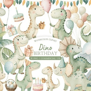 KIT DIGITAL DINOSSAURO (PNG)