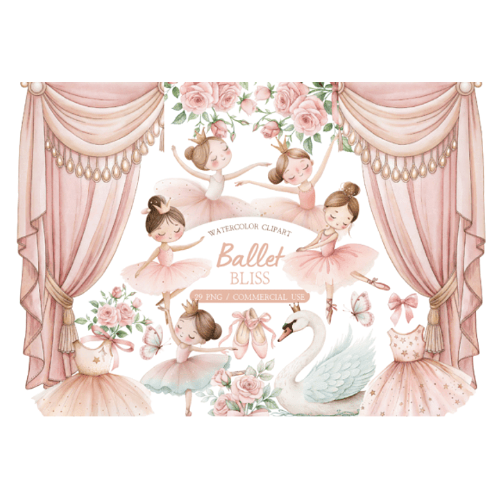 KIT DIGITAL BAILARINA (PNG) 1