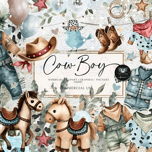 KIT DIGITAL COWBOY (PNG)